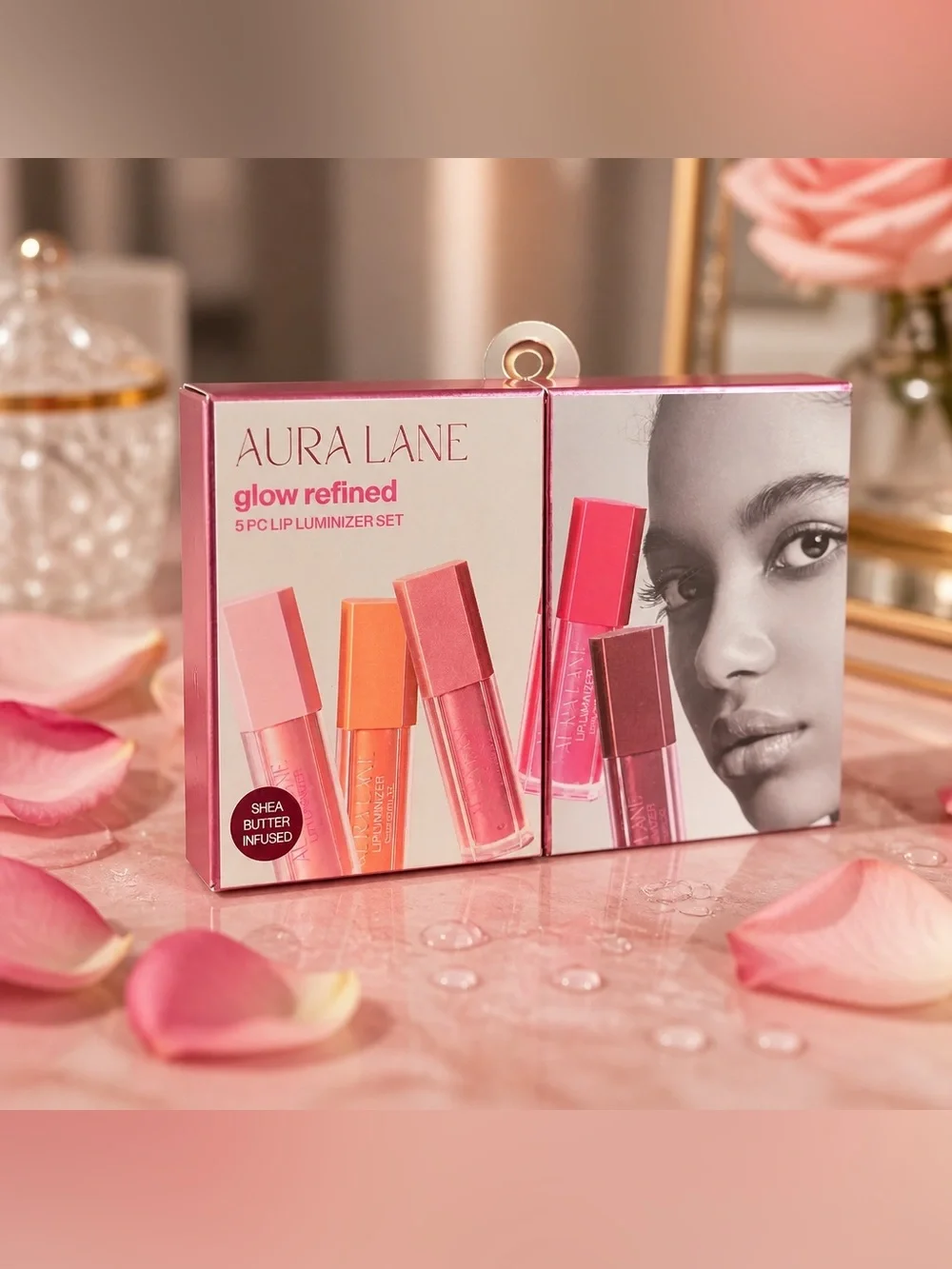 Aura Lane Glow Refined 5-Piece Lip Luminizer Set